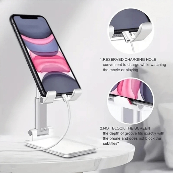 🔹️ 1 piece adjustable desk iPhone/ phone /IPad Stand / Holder ✨️🤍 - Picture 5 of 5